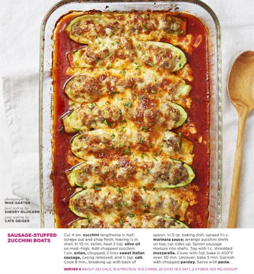 Sausage-StuffedZucchiniBoats