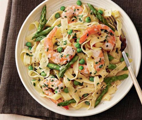 TagliatelleWithShrimpAsparagus