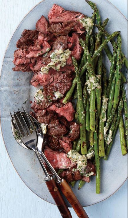 GrilledFlapSteakAndAsparagus