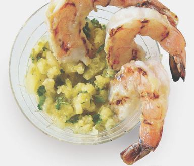 GrilledPineappleShrimpCocktail